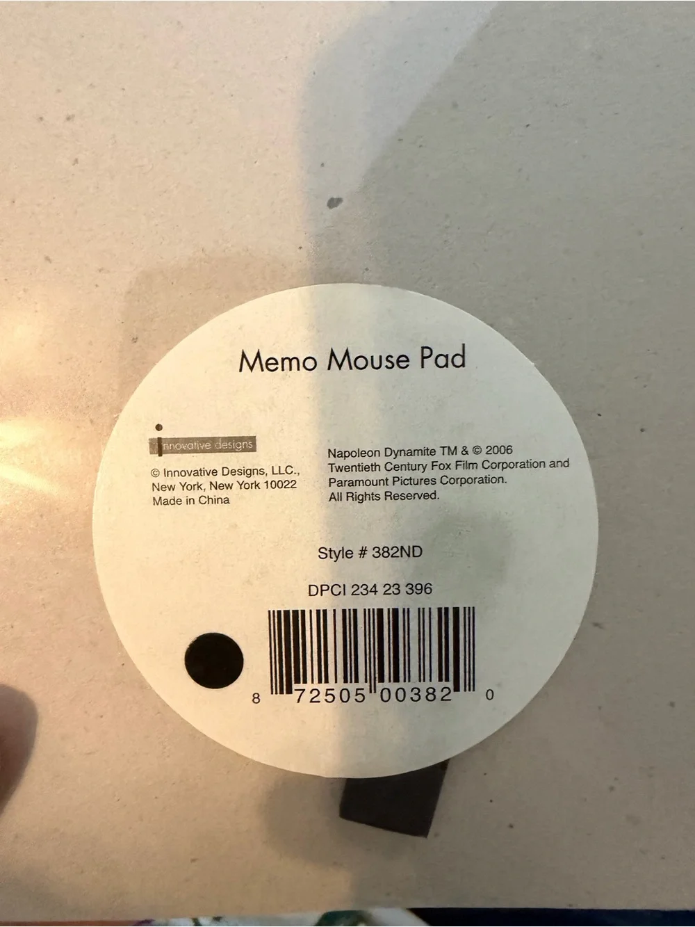 NWT. Sealed Napoleon Dynamite memo mousepad